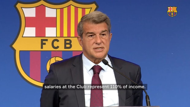 Joan Laporta explains the reasons for Leo Messi's departure